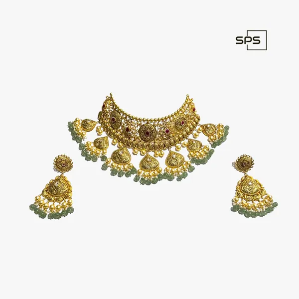 Antique Choker Set Design 04
